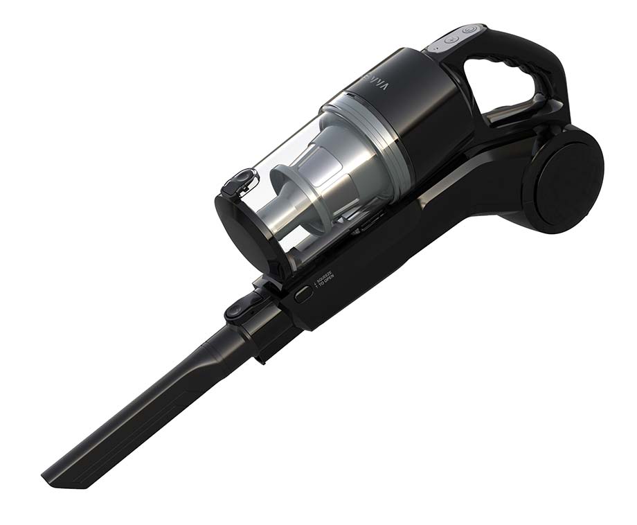 SEVVA® V12 - Draadloze Steelstofzuiger - Zwart
