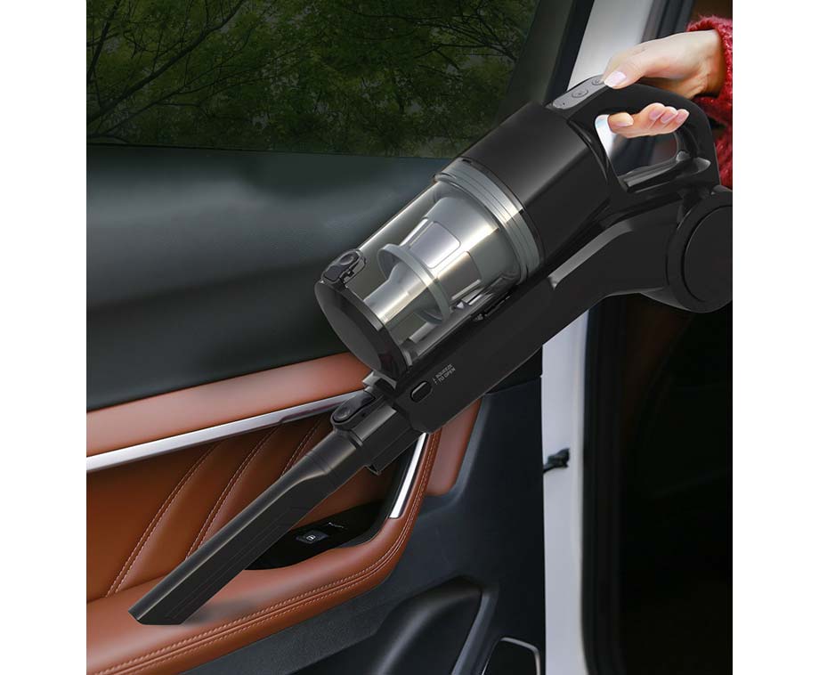 SEVVA® V12 - Draadloze Steelstofzuiger - Zwart