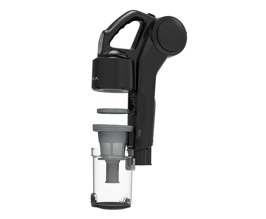 SEVVA® V12 - Draadloze Steelstofzuiger - Zwart
