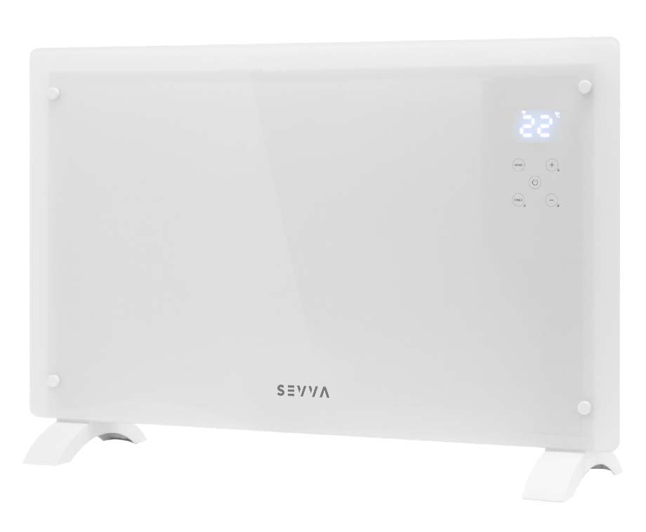 Slimme Paneelverwarming 2000W - Met Handige Tijdschema's, Bediening Op Afstand - Wit