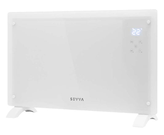 Slimme Paneelverwarming 2000W - Met Handige Tijdschema's, Bediening Op Afstand - Wit